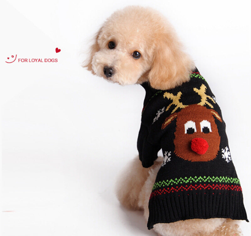 Christmas Pet Sweater Winter Keep Warm