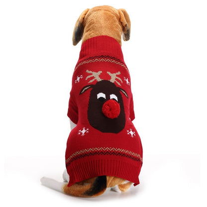 Christmas Pet Sweater Winter Keep Warm