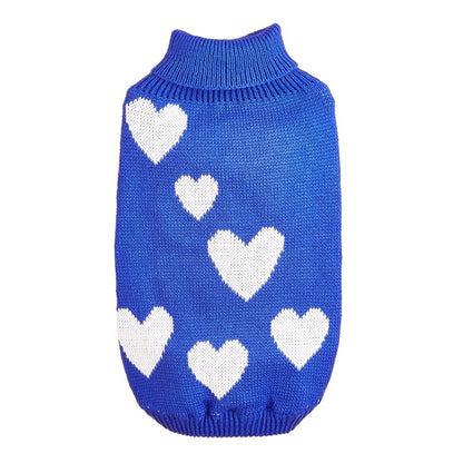 Cute Pet Valentine's Day New Year Love Dog Knitted Sweater